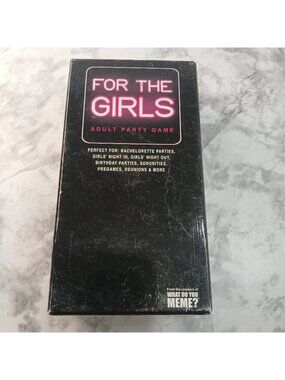 For The Girls Adult Party Game by What Do You Meme? Complete 450 Cards & Spinner